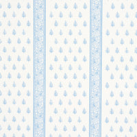 Schumacher Katsura Stripe II Chambray Wallpaper 5015230