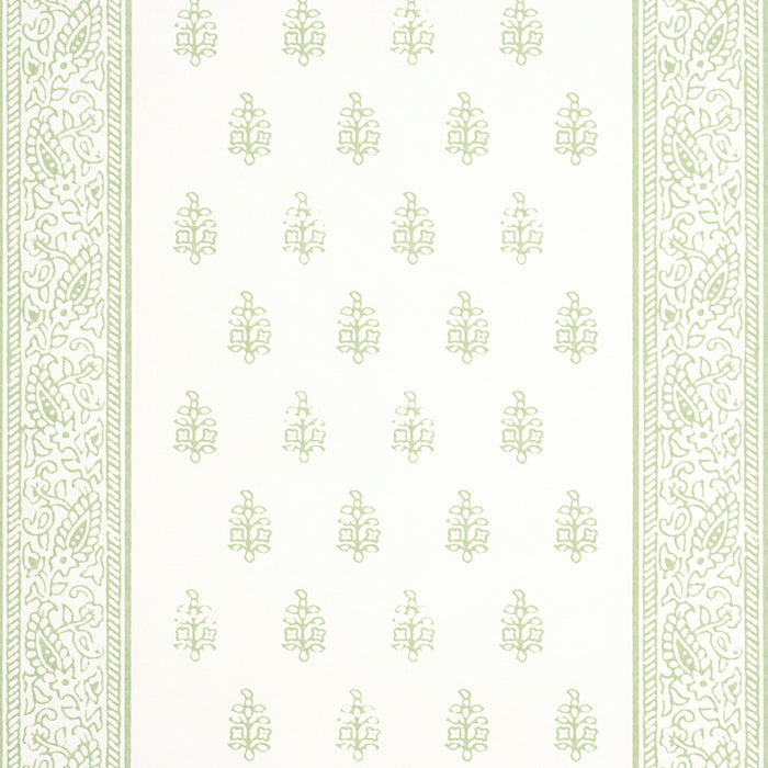 Schumacher Katsura Stripe II Leaf Wallpaper 5015231