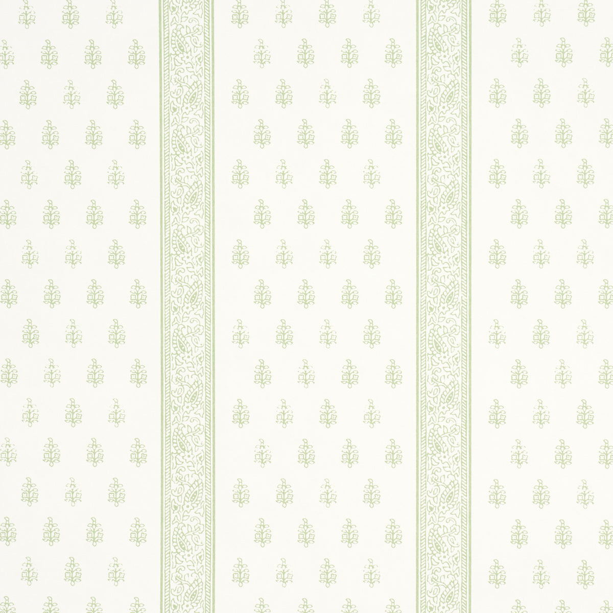 Schumacher Katsura Stripe II Leaf Wallpaper Sample 5015231