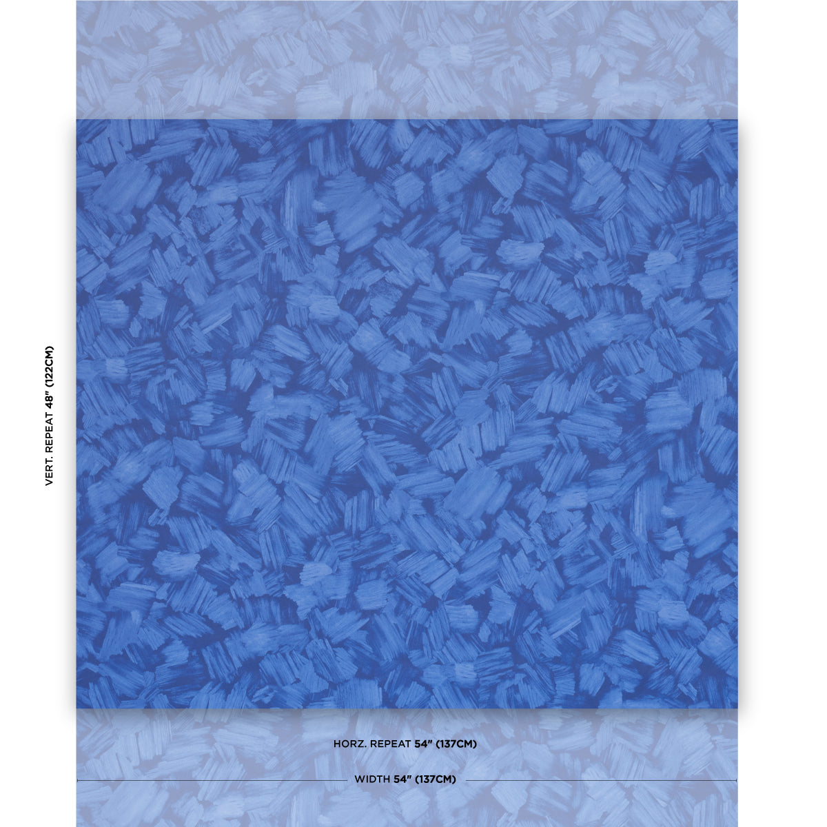 Schumacher Atmos Bright Blue Wallpaper 5015280
