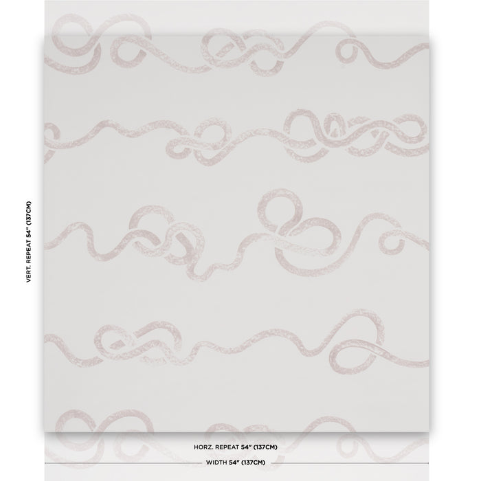 Schumacher Rhapsody Fog Wallpaper Sample 5015301