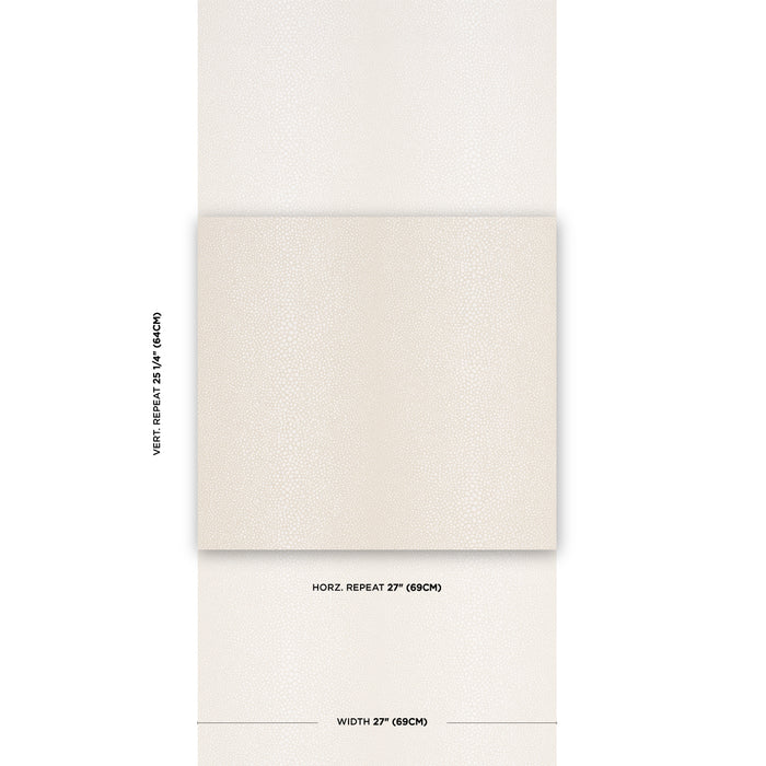 Schumacher Fickle Texture Ivory Wallpaper Sample 5015311