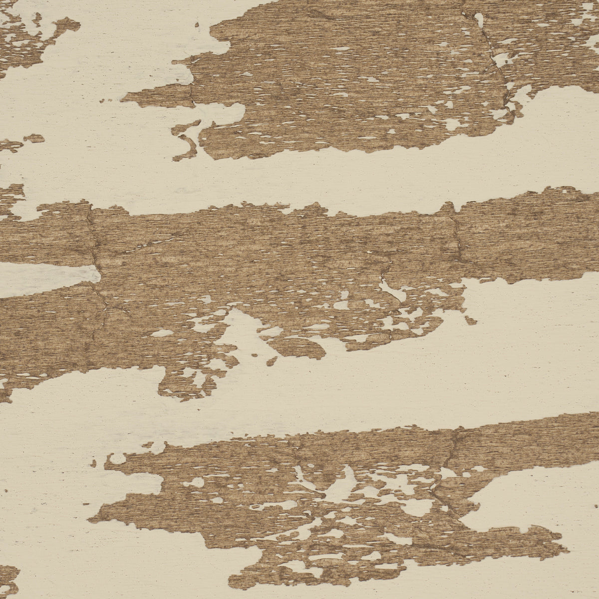 Schumacher Plastered Manuscript Birch Wallpaper Sample 5015330