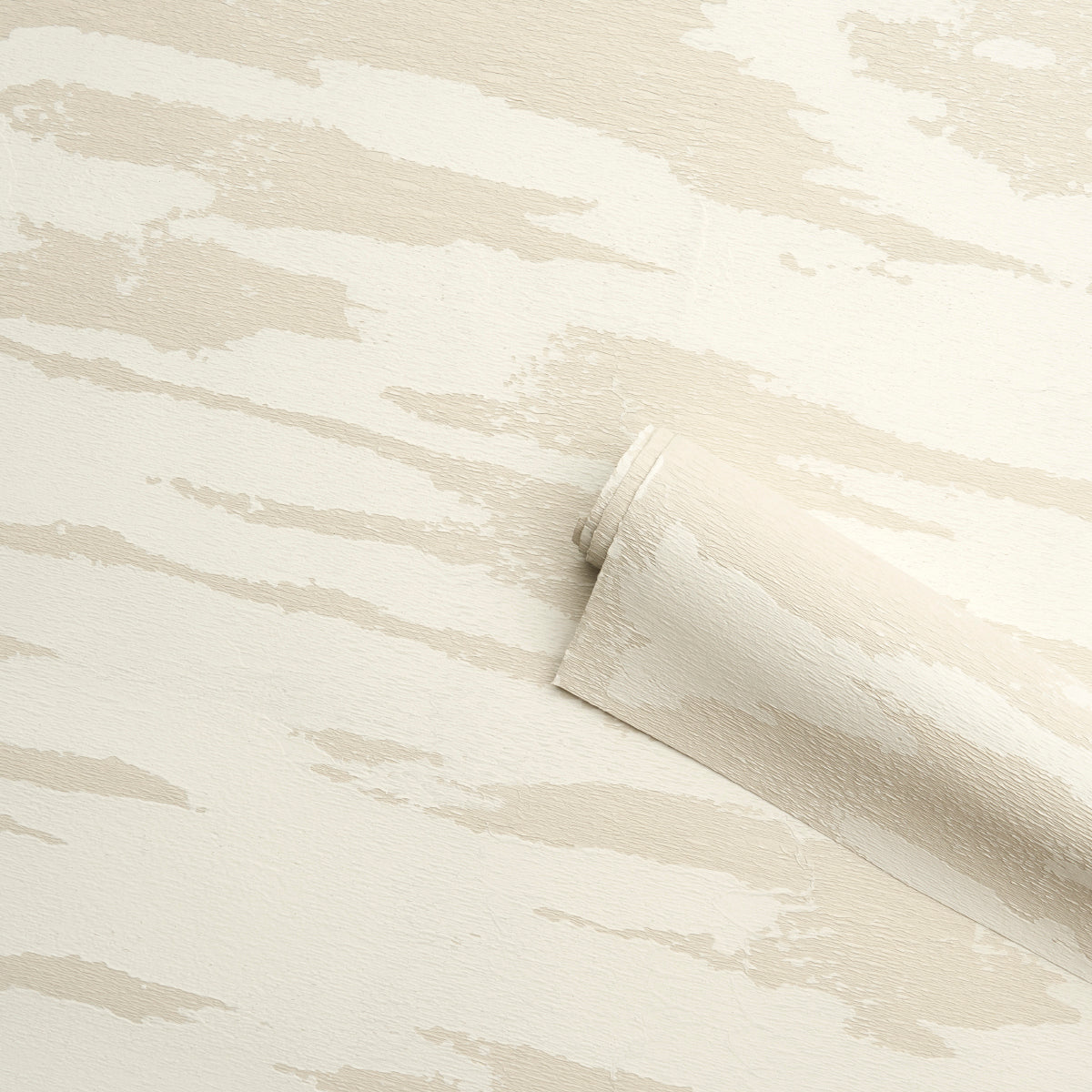 Schumacher Plastered Manuscript Arctic Wallpaper Sample 5015331