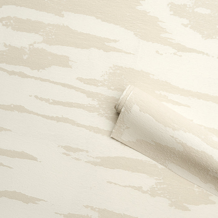 Schumacher Plastered Manuscript Arctic Wallpaper Sample 5015331