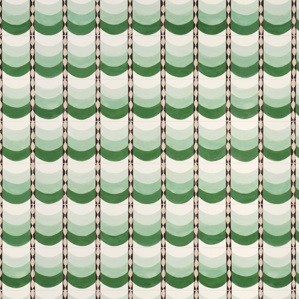 Schumacher Sintra Green Wallpaper Sample 5015351