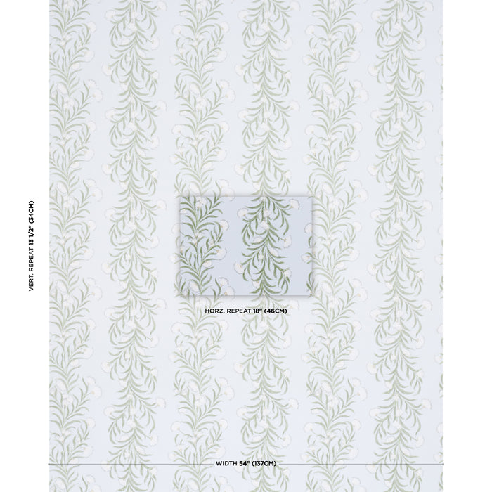 Schumacher Tasmanian Mimosa Sky Wallpaper Sample 5015363