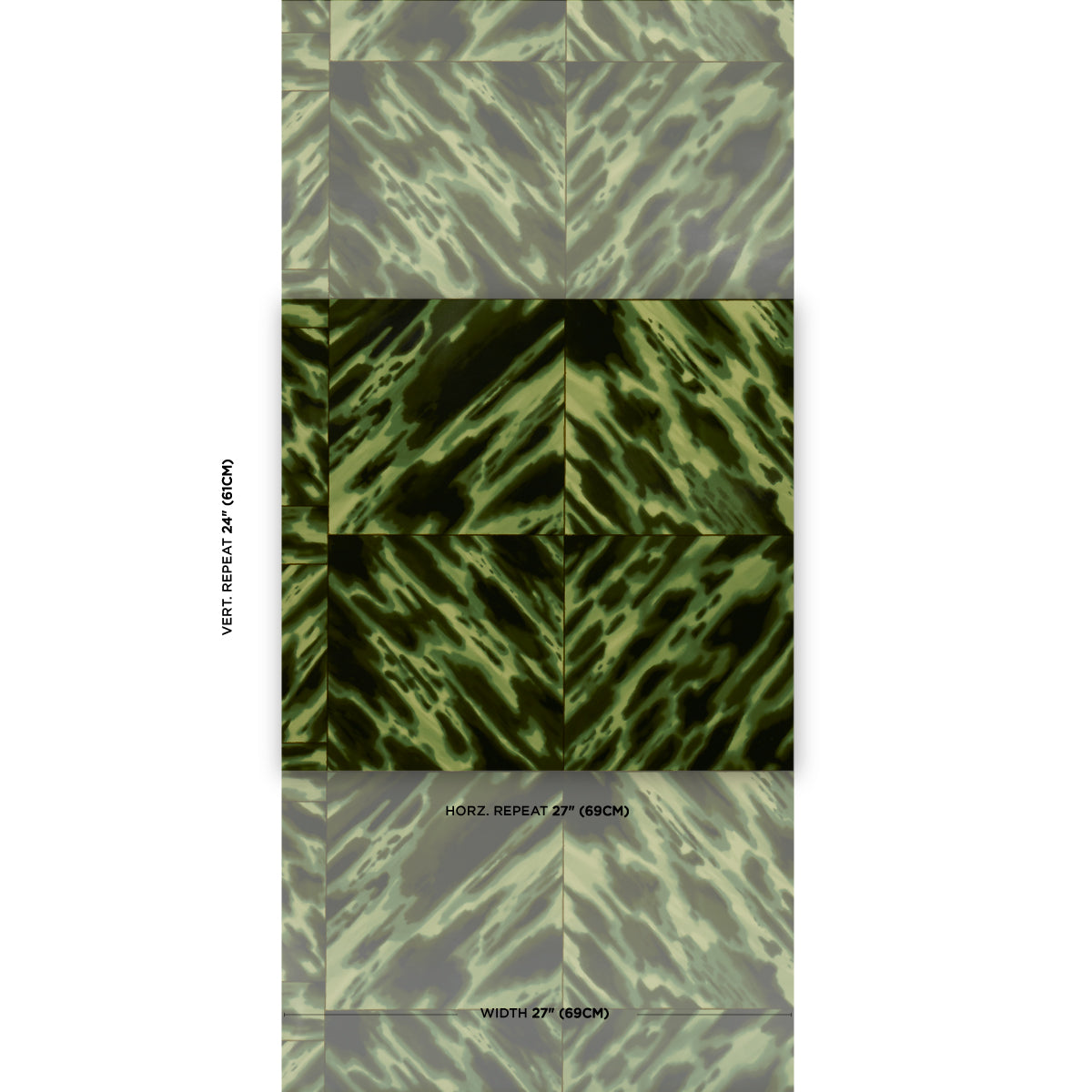 Schumacher Tortoise Shell Amazon Wallpaper Sample 5015371