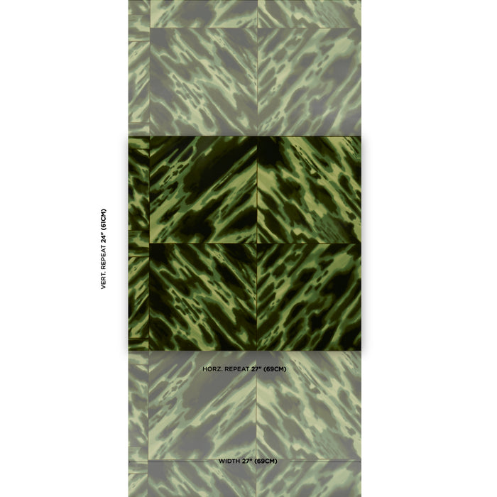 Schumacher Tortoise Shell Amazon Wallpaper Sample 5015371