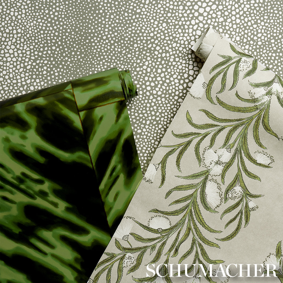 Schumacher Tortoise Shell Amazon Wallpaper Sample 5015371