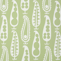 Schumacher Paisley Peas Green Wallpaper 5015381