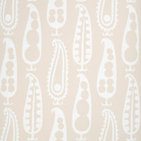Schumacher Paisley Peas Natural Wallpaper 5015382