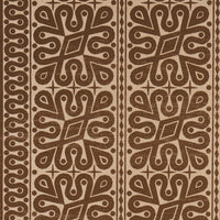 Schumacher Borneo Grasscloth Brown Wallpaper 5015410