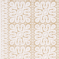 Schumacher Borneo Grasscloth White Wallpaper 5015411
