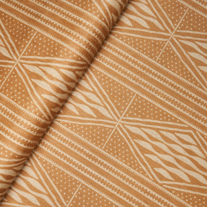 Schumacher Cassava Sable Wallpaper Sample 5015421