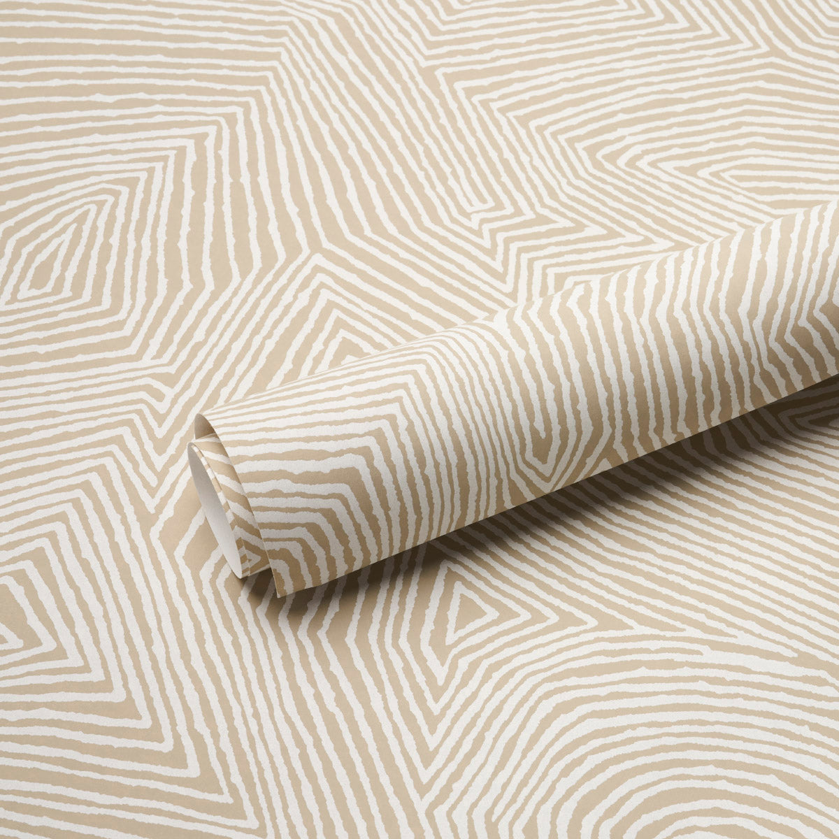 Schumacher Labyrinth Grand Dune Wallpaper Sample 5015430
