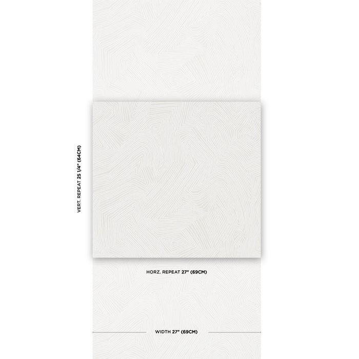 Schumacher Labyrinth Grand Sandstone Wallpaper Sample 5015431