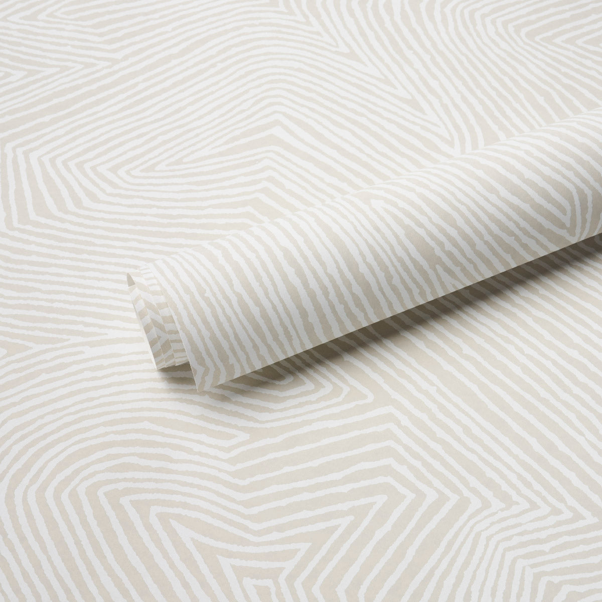 Schumacher Labyrinth Grand Sandstone Wallpaper Sample 5015431