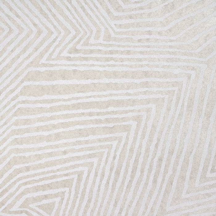 Schumacher Labyrinth Grand Soft Silver Wallpaper Sample 5015432