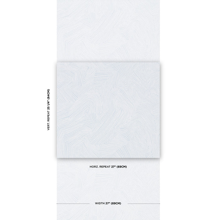 Schumacher Labyrinth Grand Sky Wallpaper Sample 5015433