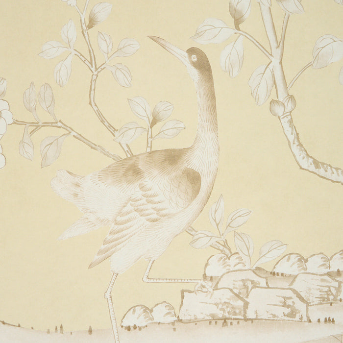 Schumacher Chinois Palais Panel Butter Wallpaper 5015443