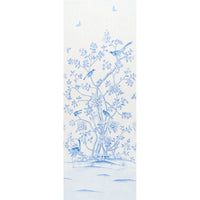 Schumacher Chinois Palais Panel Porcelain Wallpaper 5015444