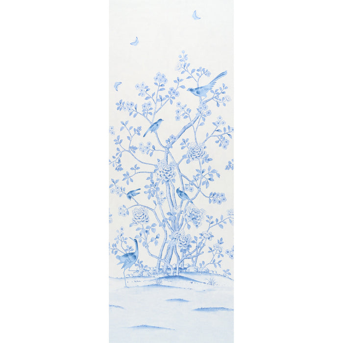 Schumacher Chinois Palais Panel Porcelain Wallpaper 5015444