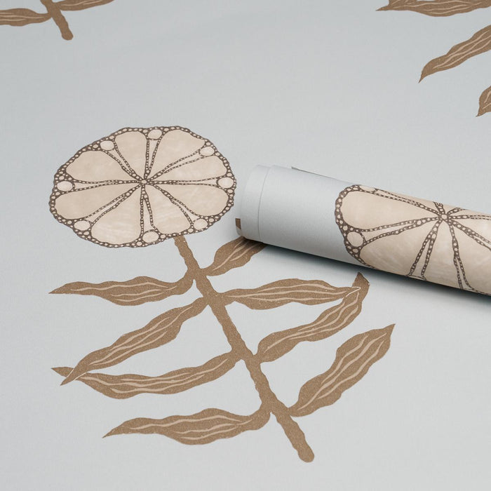 Schumacher Pretty Petals Sky Wallpaper Sample 5015453