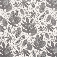 Schumacher Polka Dot Jungle Black & Cream Wallpaper 5015462