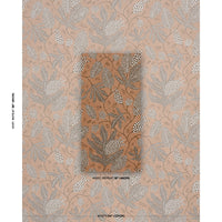 Schumacher Polka Dot Jungle Terracotta Wallpaper 5015465