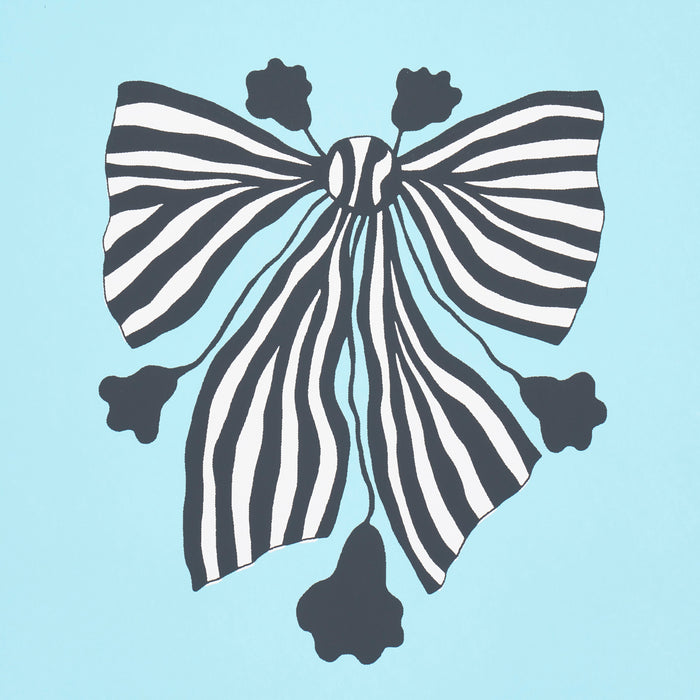 Schumacher Bow-Wow-Wow Aqua Wallpaper Sample 5015470