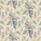 Schumacher Apolline Botanical Ciel & Marine Wallpaper Sample 5015501