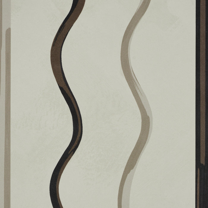 Schumacher Affogato Ivory & Carbon Wallpaper Sample 5015571