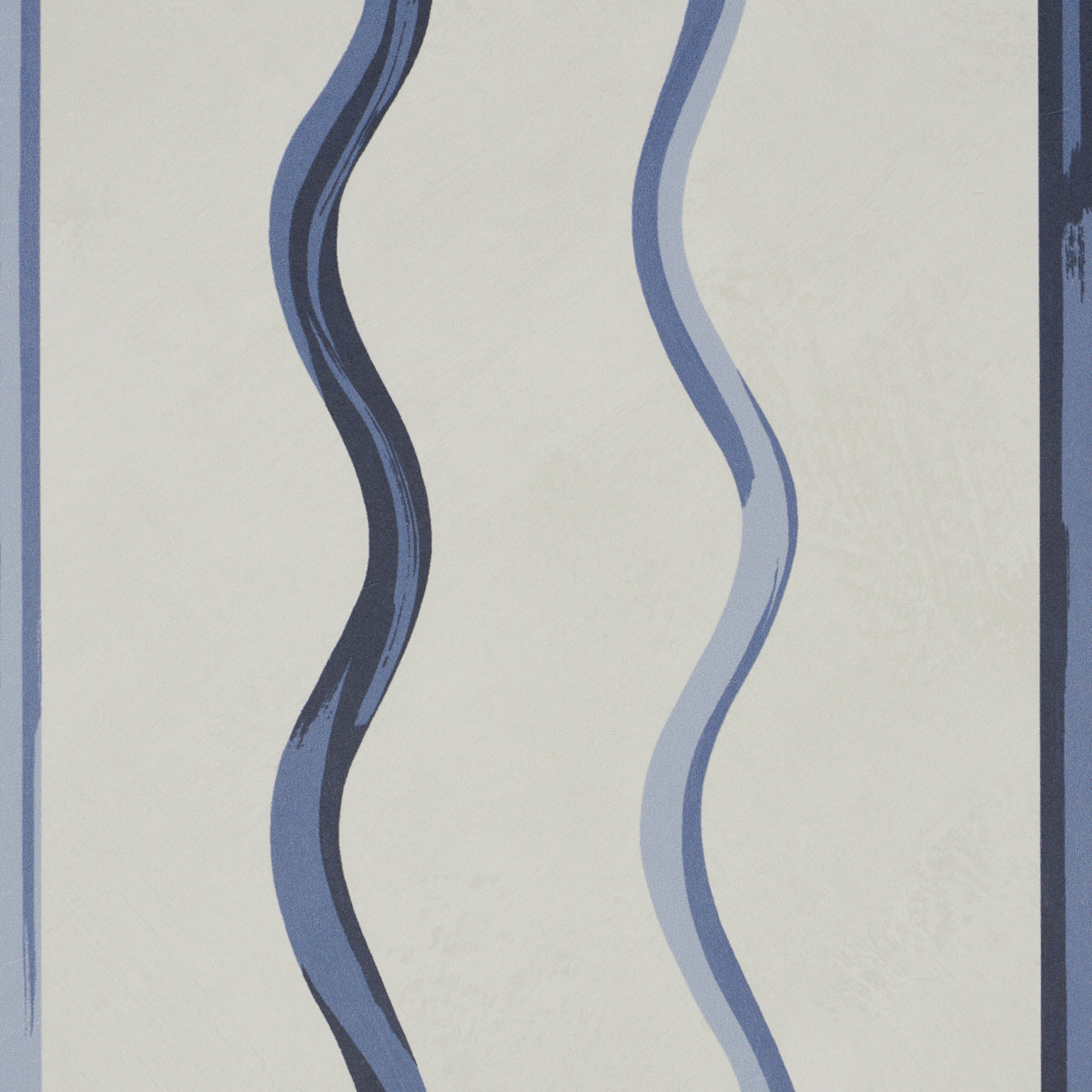 Schumacher Affogato Cornflower & Deep Navy Wallpaper Sample 5015572