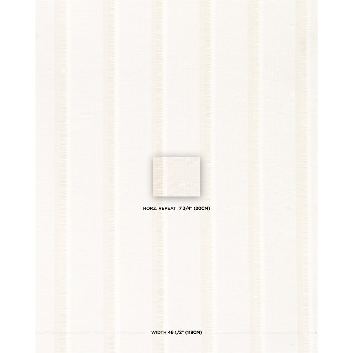 Schumacher Axel Fringe Wallcovering Parchment Wallpaper Sample 5015712