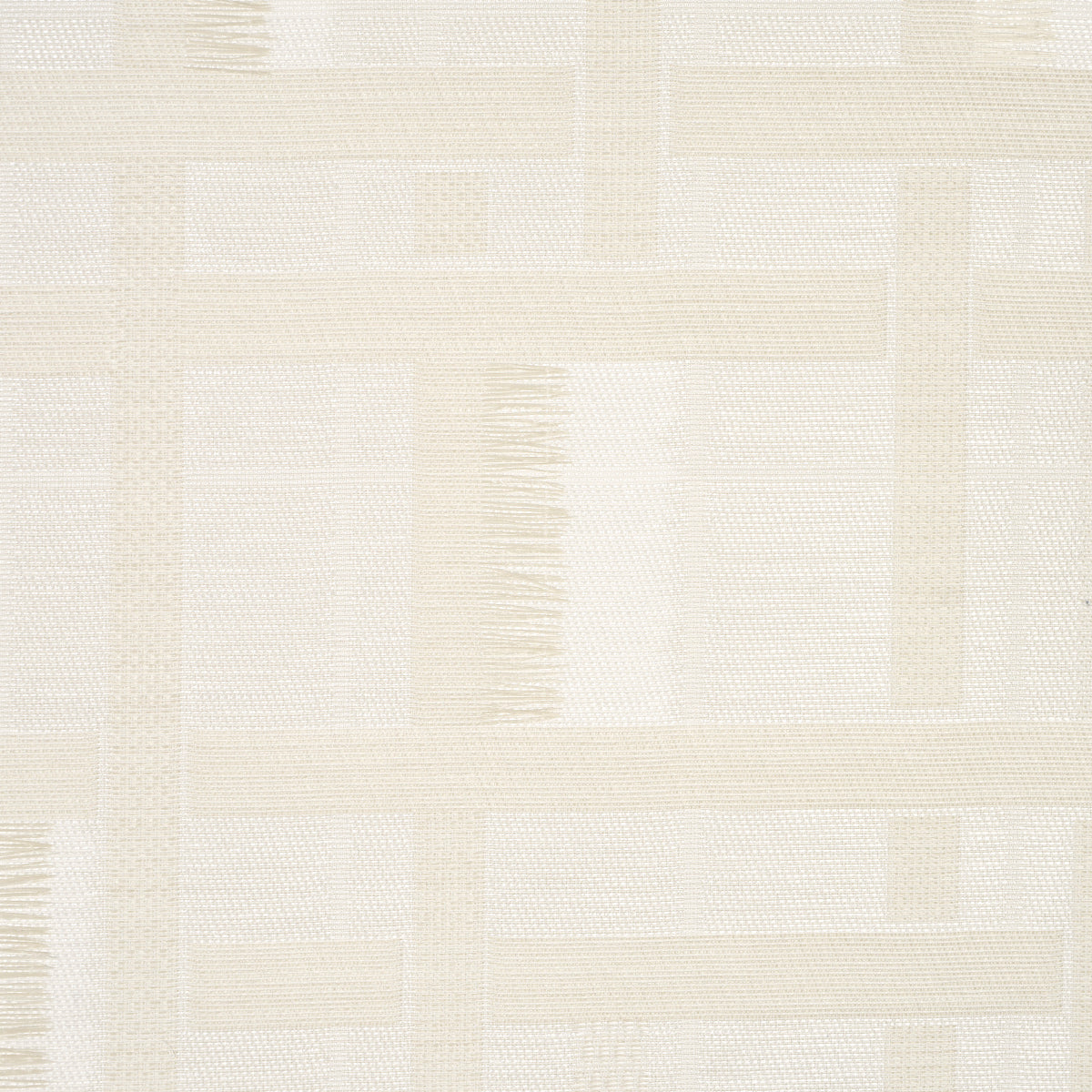 Schumacher Axel Plaid Wallcovering Parchment Wallpaper Sample 5015720