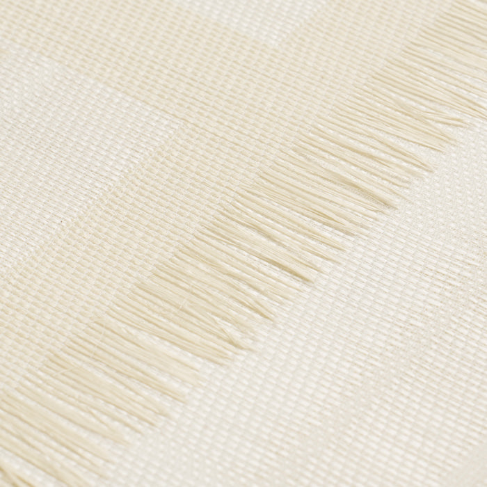 Schumacher Axel Plaid Wallcovering Parchment Wallpaper Sample 5015720