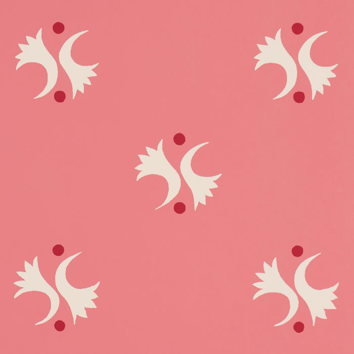 Schumacher Lavigne Rouge Wallpaper Sample 5015730