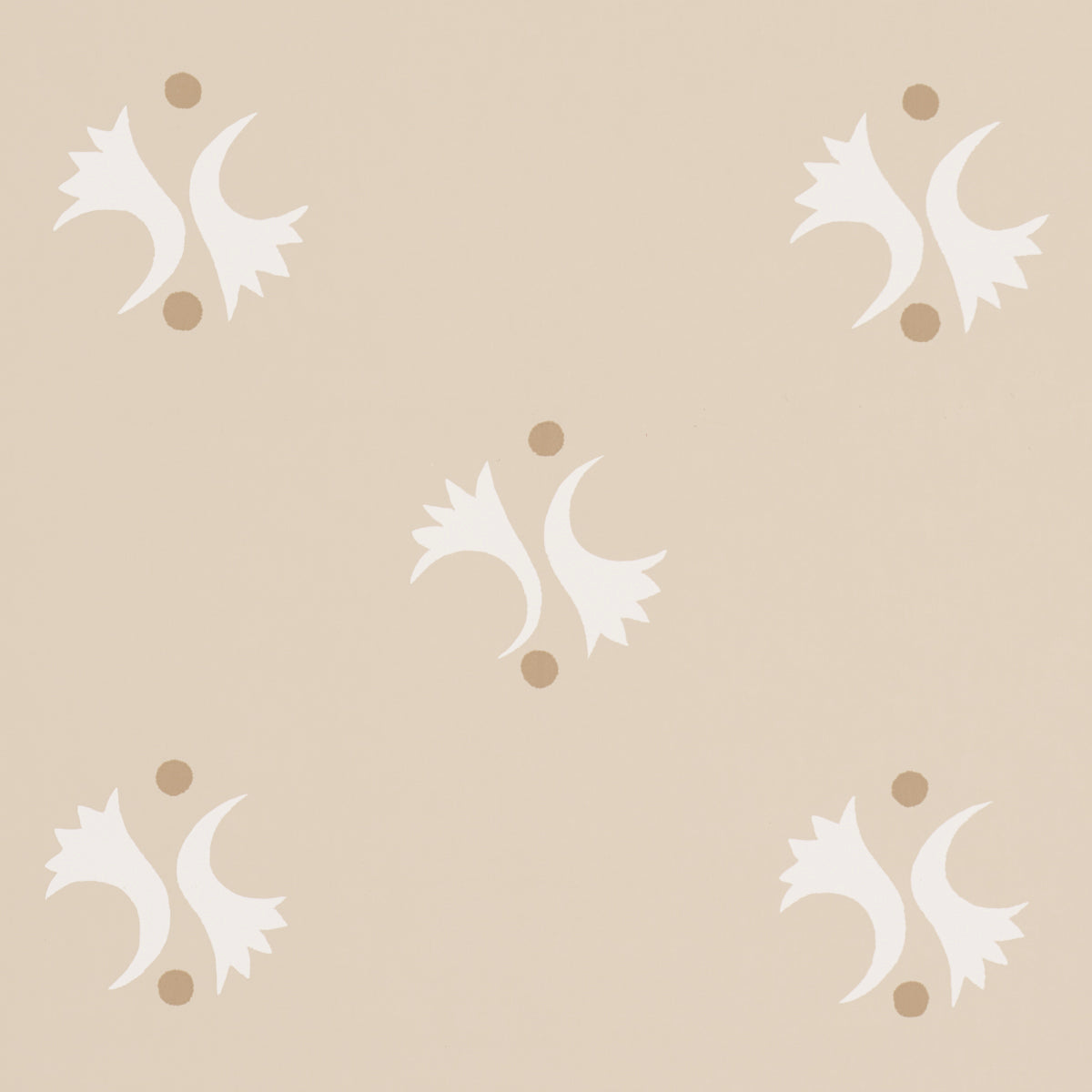 Schumacher Lavigne Natural Wallpaper Sample 5015731