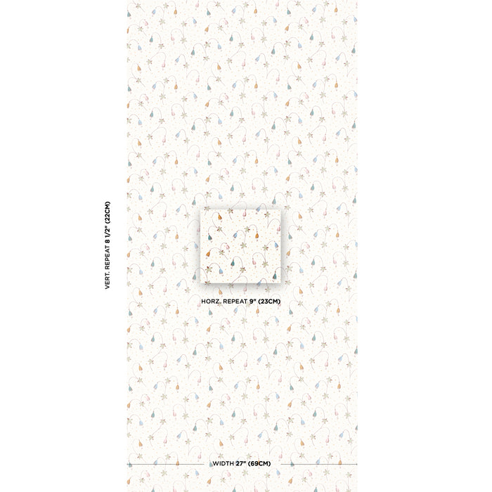 Schumacher Lolly Floral Confetti Wallpaper Sample 5015751