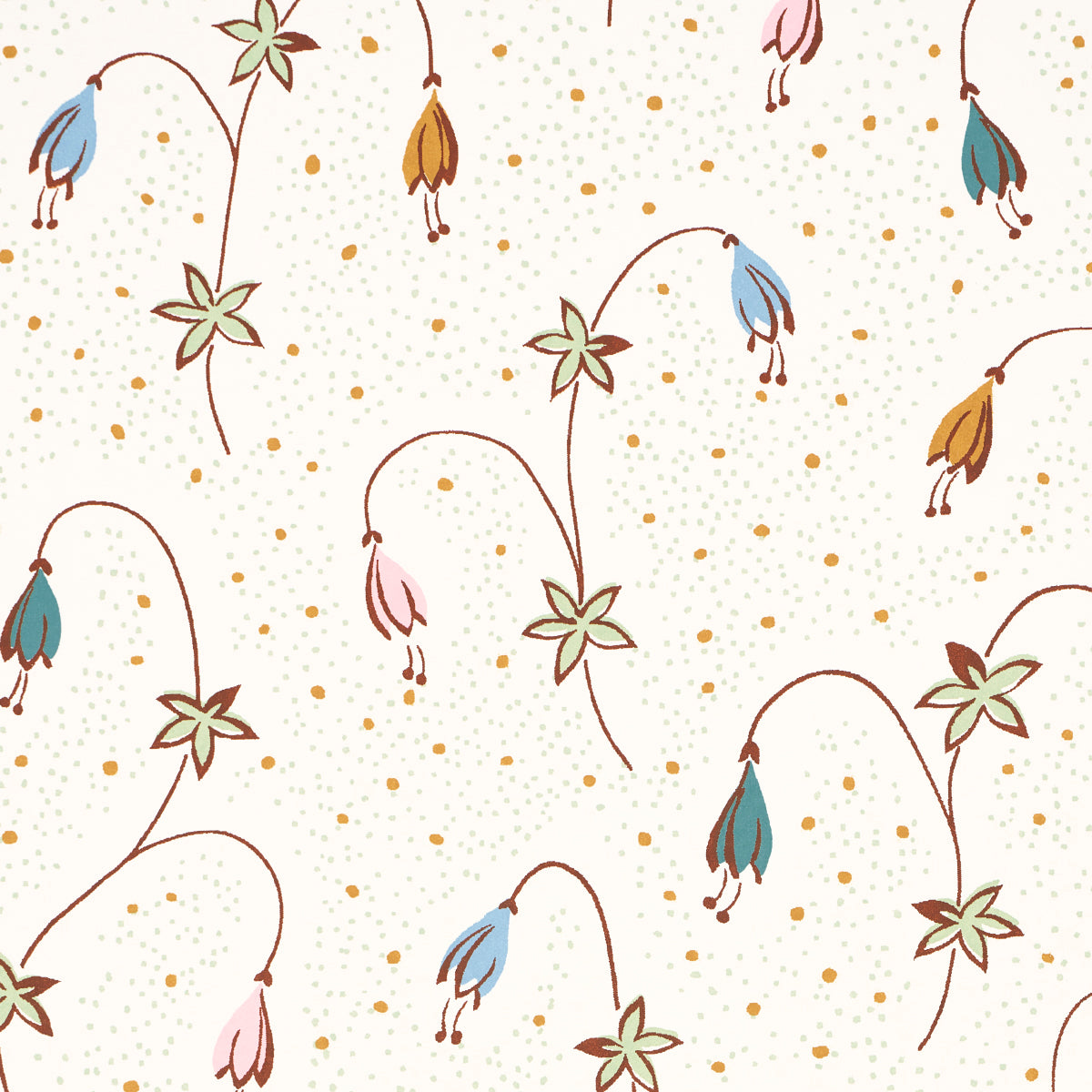 Schumacher Lolly Floral Confetti Wallpaper Sample 5015751