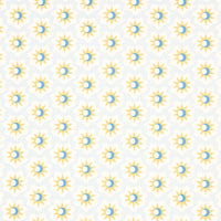 Schumacher Lucie Yellow & Sky Wallpaper 5015760