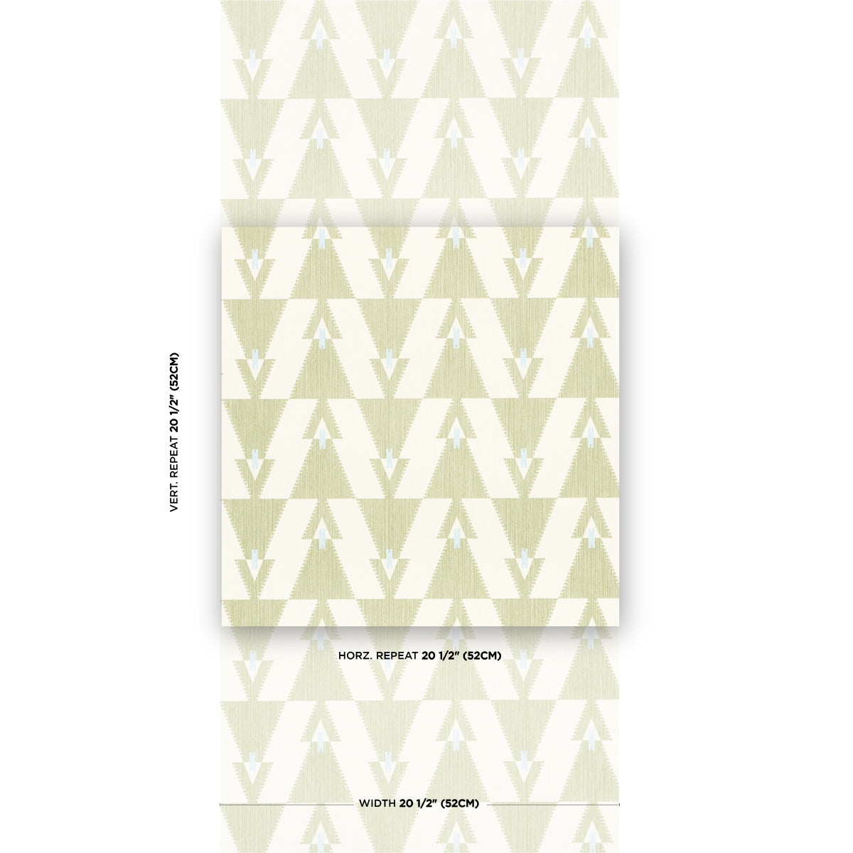 Schumacher Kalido Pistachio Wallpaper Sample 5015790