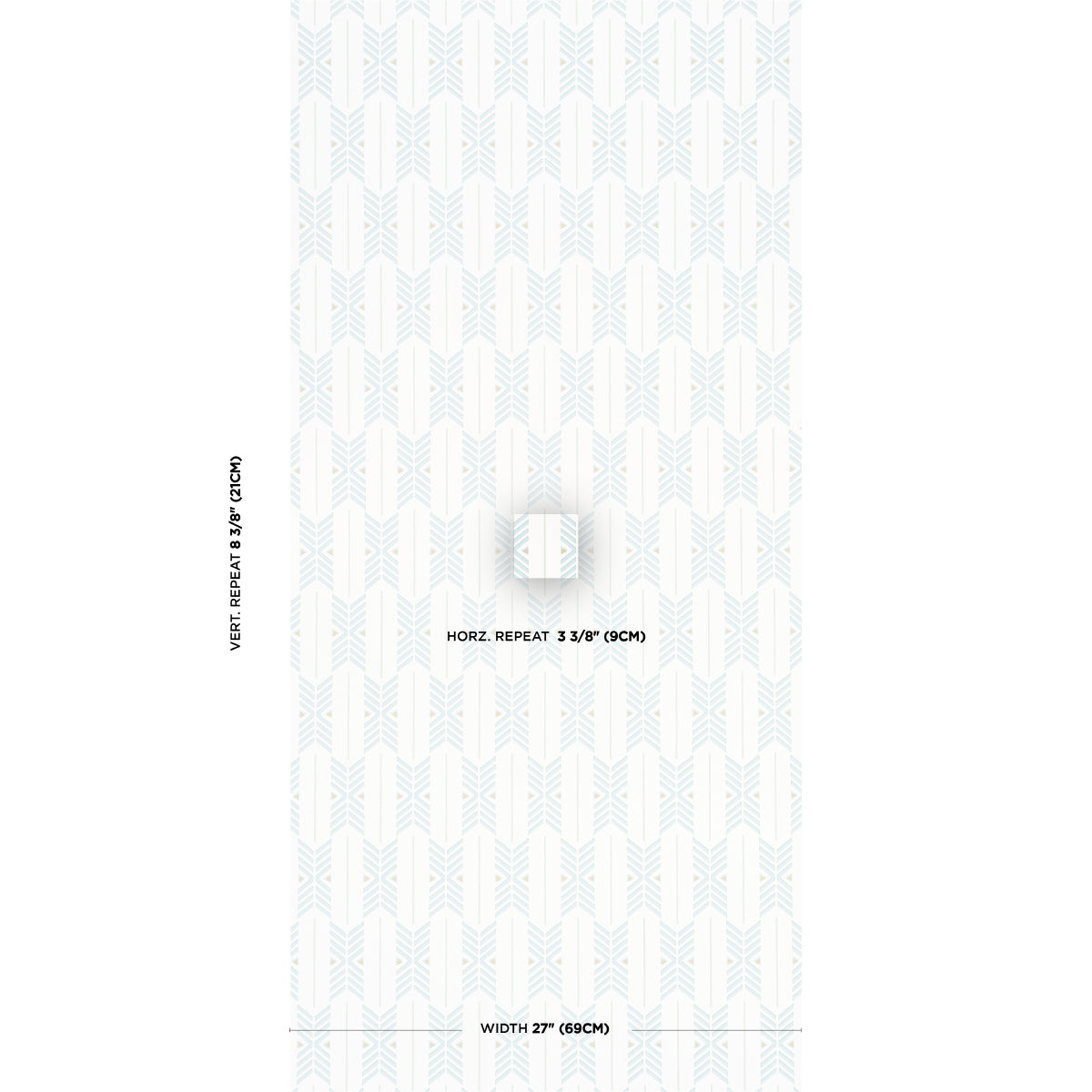 Schumacher Quiver Haze Wallpaper Sample 5015811