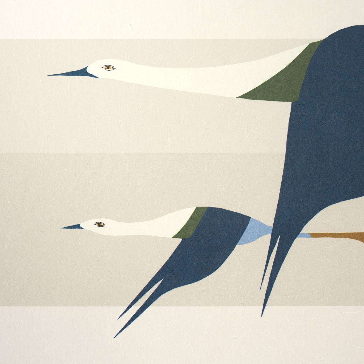 Schumacher Flying West Blue Wallpaper 5015851
