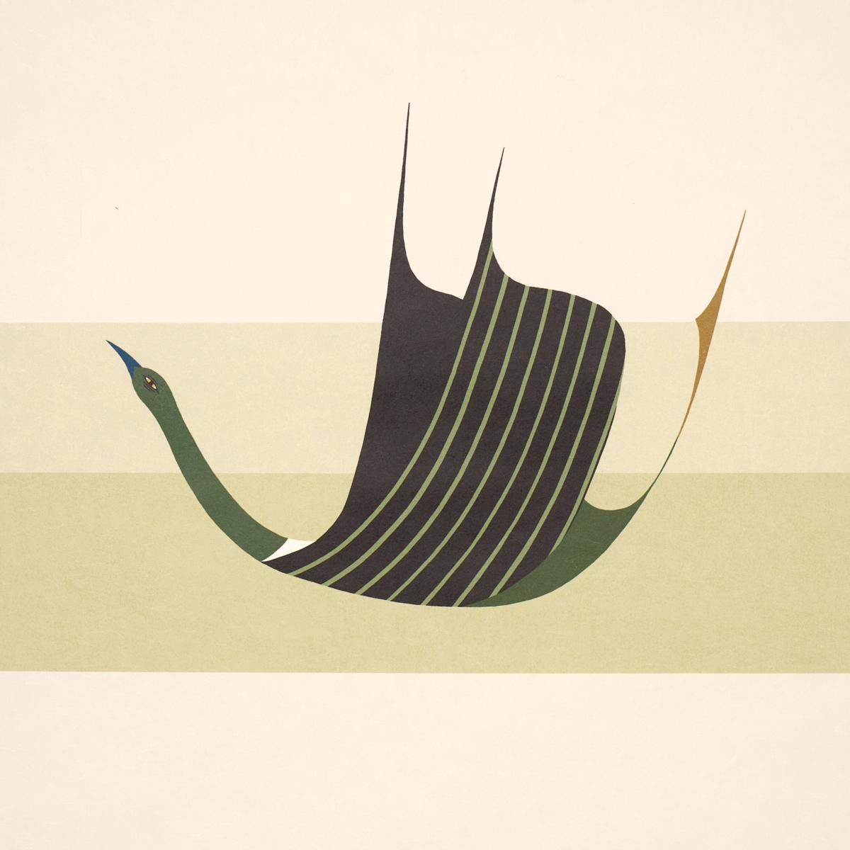 Schumacher Flying West Green Wallpaper Sample 5015853