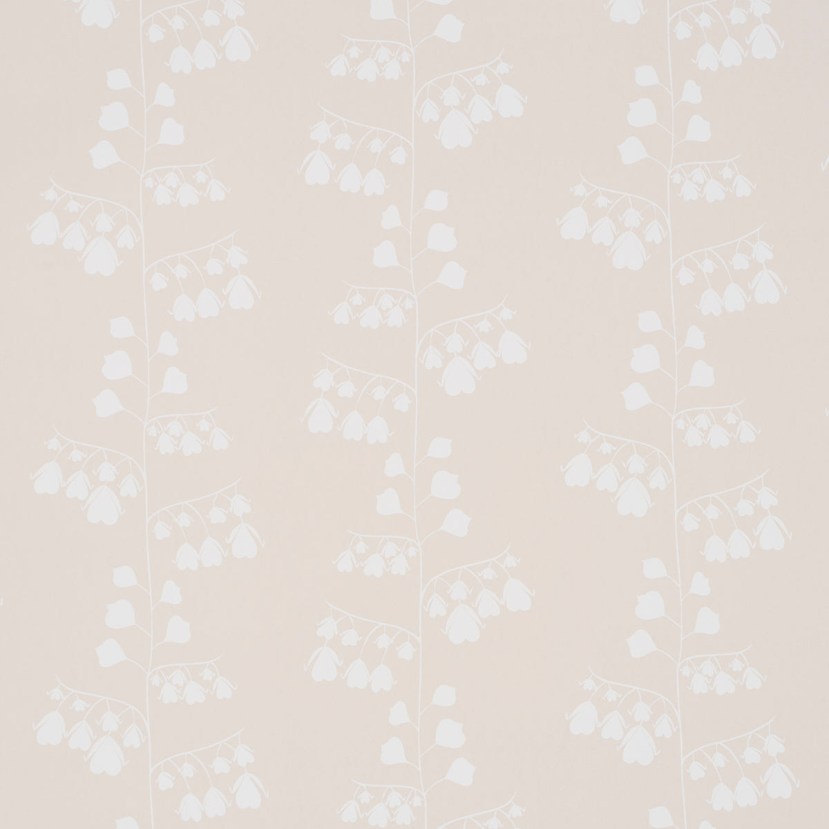 Schumacher Bleeding Hearts Neutral Wallpaper Sample 5015860