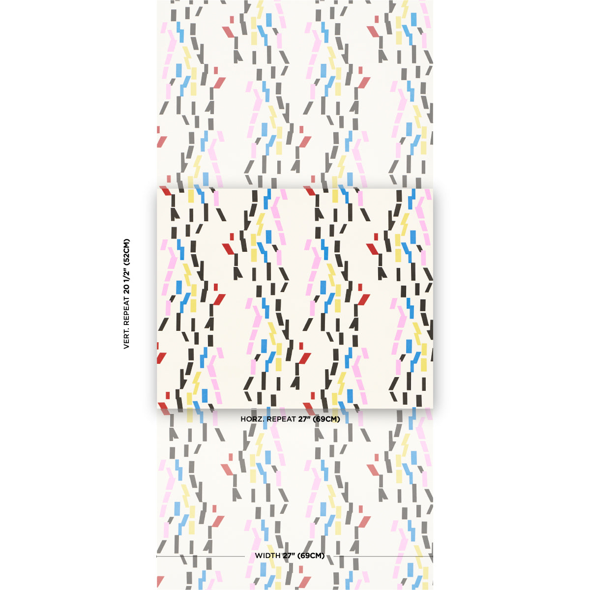Schumacher Confetti Multi Wallpaper Sample 5015870