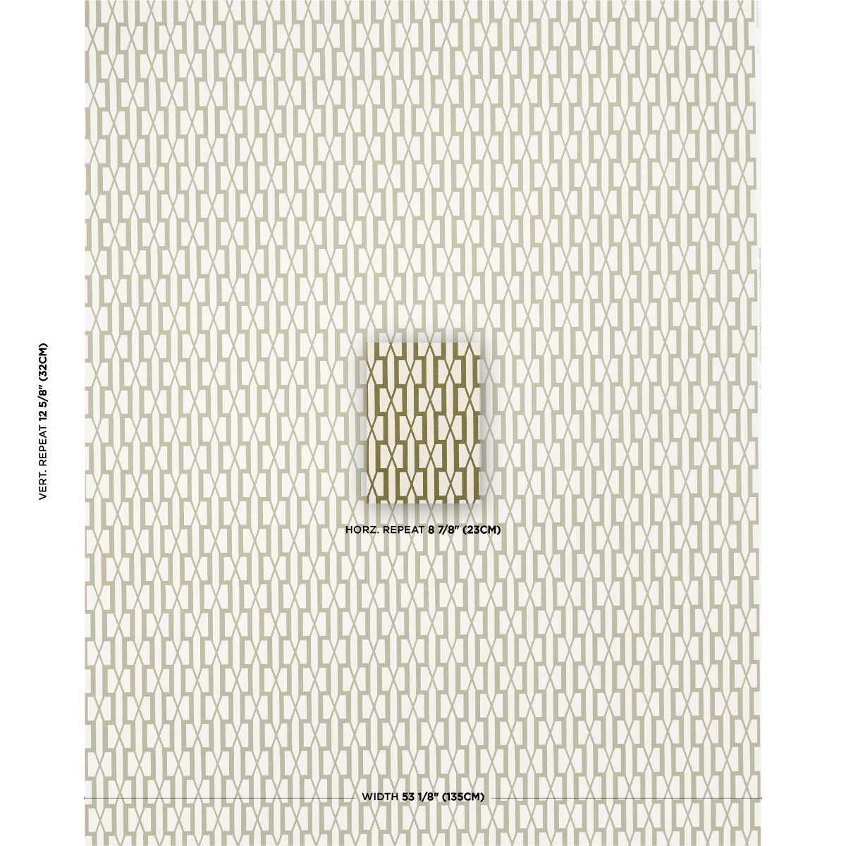 Schumacher Belvedere Olive Wallpaper 5015910