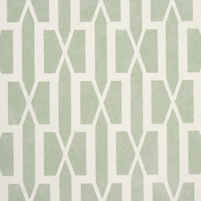 Schumacher Belvedere Celadon Wallpaper Sample 5015911